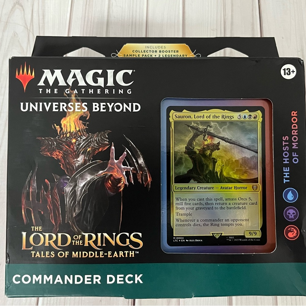 NIB: Magic Cards Lord of the Rings Commander Pack